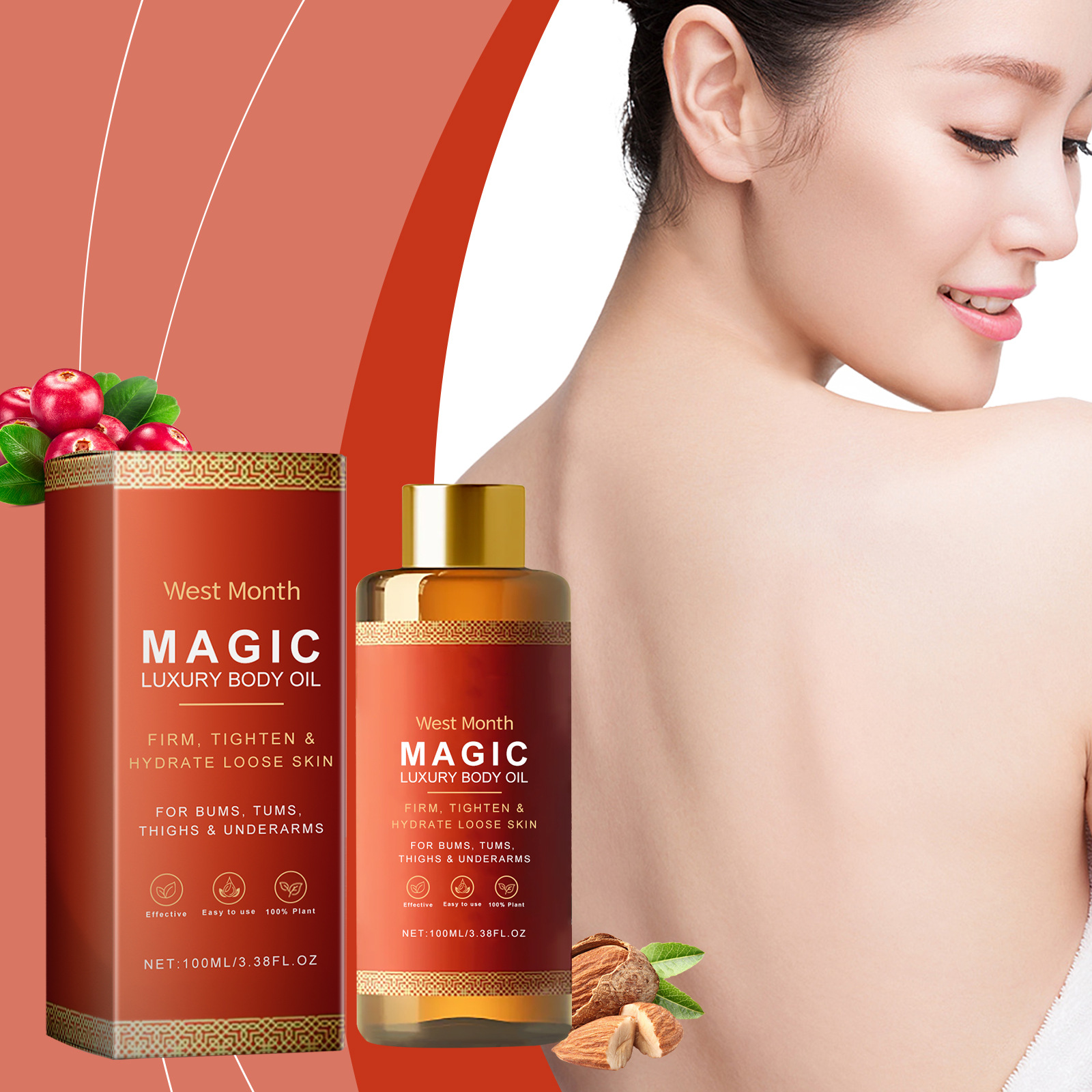 Elegant Soothing Body Natural Oils