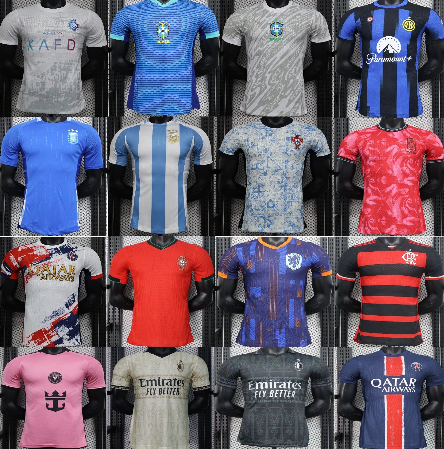 New National Soccer Team Jerseys from France, Argentina, Brazil etc.